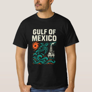 Orkanen, olieplatforms en Zee Turtles Golf van Mex T-shirt