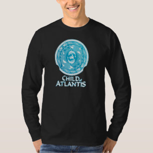 Orka's dolfijnen zeeschildpad Atlantis Symbool Pul T-shirt