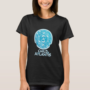 Orka's dolfijnen zeeschildpad Atlantis Symbool Tan T-shirt