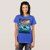Orka's in Galaxy Castle Design van Rich AMeN Gill T-shirt (Voorkant volledig)