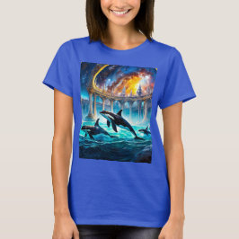 Orka's in Galaxy Castle Design van Rich AMeN Gill T-shirt