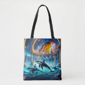 Orka's in Galaxy Castle Design van Rich AMeN Gill Tote Bag (Voorkant)
