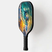 Orka's in Surf ontwerp van Rich AMeN Gill Pickleball Paddle (Links)