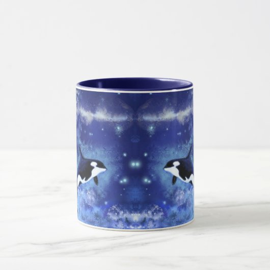 Orka's op Blue Full Moon Mok (Midden)