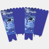 Orka's op Volle Maan Popcorn Box Bedankdoosjes (Ongevouwen)