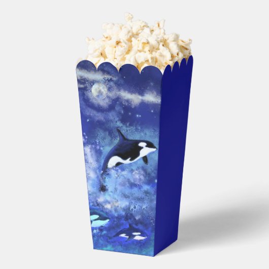 Orka's op Volle Maan Popcorn Box Bedankdoosjes (Popped)