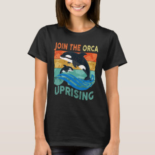 Orka's opstand sluiten aan bij Orca opstand walvis T-shirt