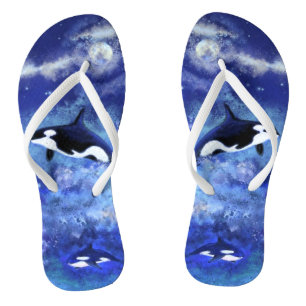 Orka's Teenslippers Blue Full Moon