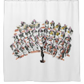 Orkest Douchegordijn (Voorkant)