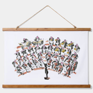 Orkest Hangend Wandkleed