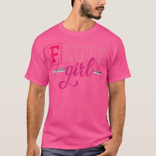Orkest Klassieke Musicus Flutist Meisjes Gift FL T-shirt