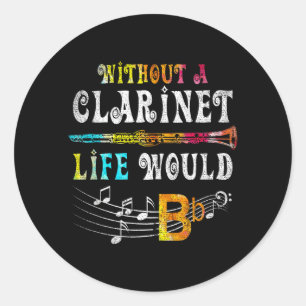 Orkest Muziekinstrument Overheidsinstantie Cadeau Ronde Sticker