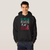 Orkest Muzikant Cellist Life Goal Cello Hoodie (Voorkant volledig)