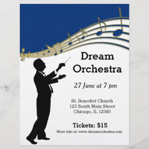 Orkestconcert Flyer