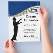 Orkestconcert Flyer (Hand)
