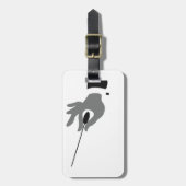 Orkestdirigent Bagage Labels (Voorkant verticaal)