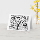 Orkestdoolhof siert dit wenskaart! kaart (Gele Bloem)