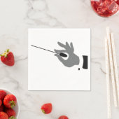 Orkestleider Papieren servetten (Insitu)