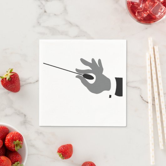 Orkestleider Papieren servetten (Insitu)