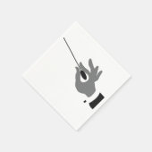 Orkestleider Papieren servetten (Hoek)