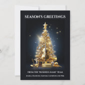 Orkestrale instrumenten Kerstviool cello Feestdagenkaart (Voorkant)