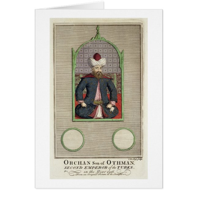 Orkhan (c.1288-c.1362) zoon van Osman, tweede keiz (Voorkant)