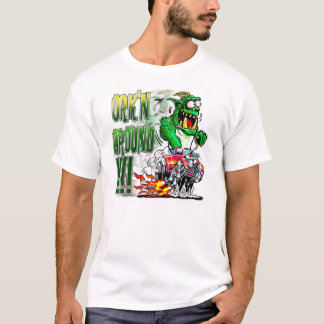 Orkn Around Monster Hot Rod Cartoon Shirt