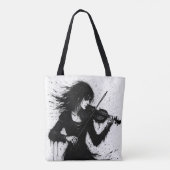 Orkney Ba Graaiende Handen Tote Bag (Achterkant)