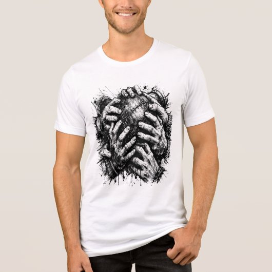 Orkney Ba T‑Shirt (Haunted‑Ink Editie) Tri-Blend Shirt (Voorkant)