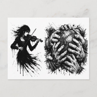 Orkney Ba T‑Shirt (Haunted‑Ink Edition) Briefkaart