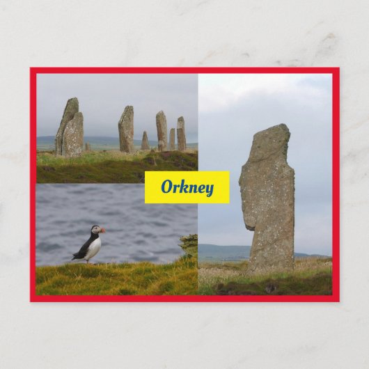 Orkney Briefkaart (Voorkant)