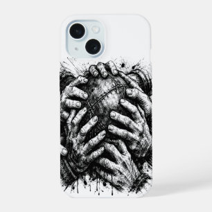 Orkney Dark Art Ink Illustratie – Grijpende handen iPhone 15 Case