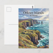 Orkney-eilanden Schotland Briefkaart (Voorkant / Achterkant)