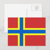 Orkney Flag Briefkaart (Voorkant / Achterkant)