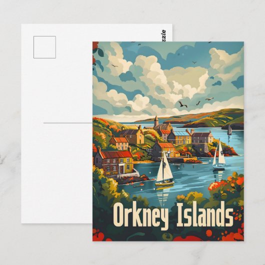 Orkney Islands Briefkaart (Voorkant / Achterkant)