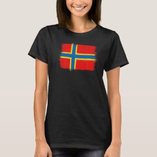 Orkney Islands Flag St Magnusu2019 Cross Orcadians T-shirt