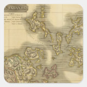 Orkney Islands Vierkante Sticker (Voorkant)