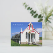 Orkney Italiaans kapel uitzicht briefkaart (Staand voorkant)