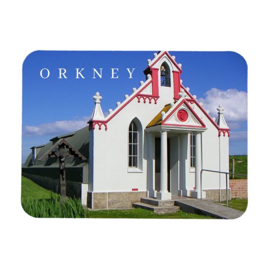 Orkney Italian Chapel uitzicht koelkastmagneet Magneet (Horizontaal)