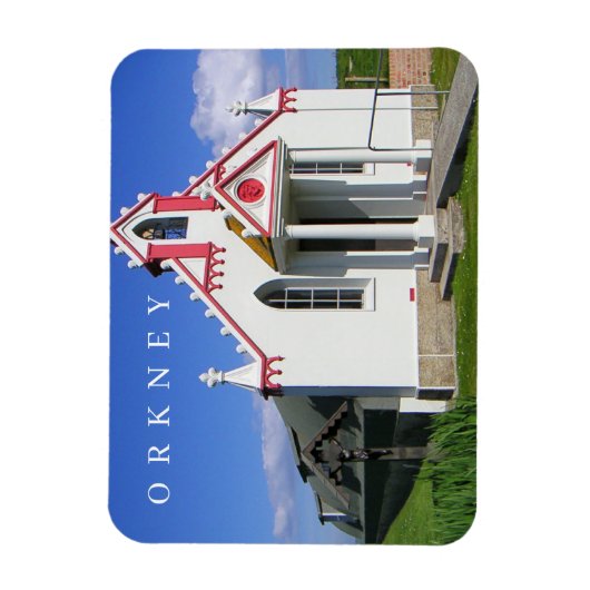 Orkney Italian Chapel uitzicht koelkastmagneet Magneet (Verticaal)