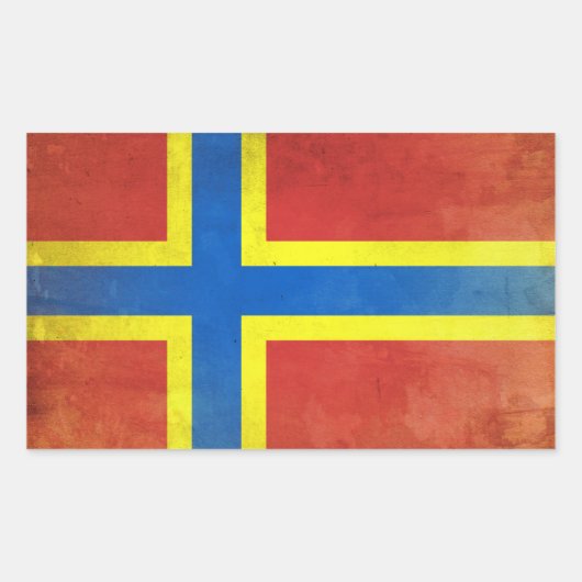 Orkney Rechthoekige Sticker (Voorkant)