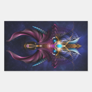 Orkolon Starfield Rechthoekige Sticker
