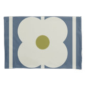 Orla Kiely Abacus Bloem en Kleine Stem Patroon Kussensloop (Voorkant-Links)