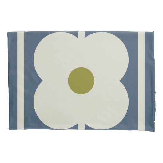 Orla Kiely Abacus Bloem en Kleine Stem Patroon Kussensloop (Voorkant-Links)