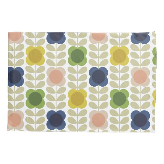 Orla Kiely , Charm Summer Flower Stem Kussensloop (Achterkant-Links)