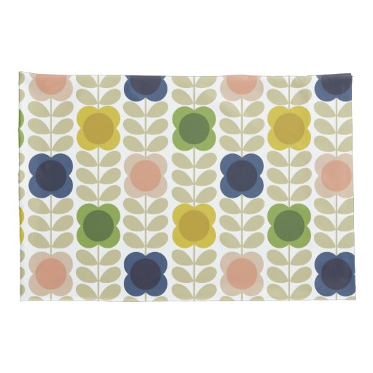 Orla Kiely , Charm Summer Flower Stem Kussensloop (Achterkant-Rechts)