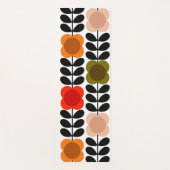 Orla Kiely Vrolijke Plek Bloemen Stem, Tomaat Rood Yogamat (Voorkant)