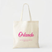 Orlando Bachelorette Party Gepersonaliseerde Canva Tote Bag (Voorkant)