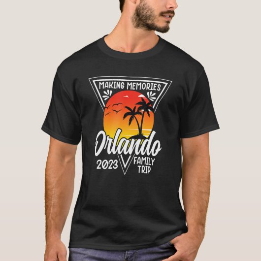 Orlando Beach Family Vacation 2023 Family Trip Gro T-shirt (Voorkant)
