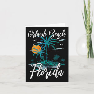 Orlando Beach Florida Familie Vakantie Palm Tree S Kaart